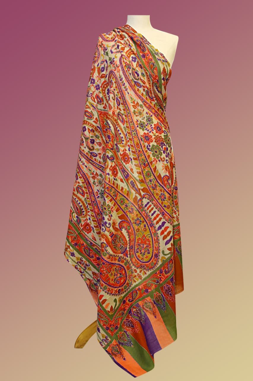 Pashmina Hand Work Shawl